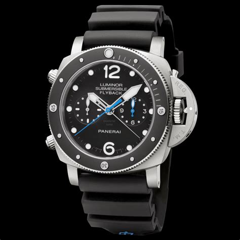 panerai submersible 1950 chrono flyback|Panerai Luminor Submersible 1950 Titanium Automatic Flyback..